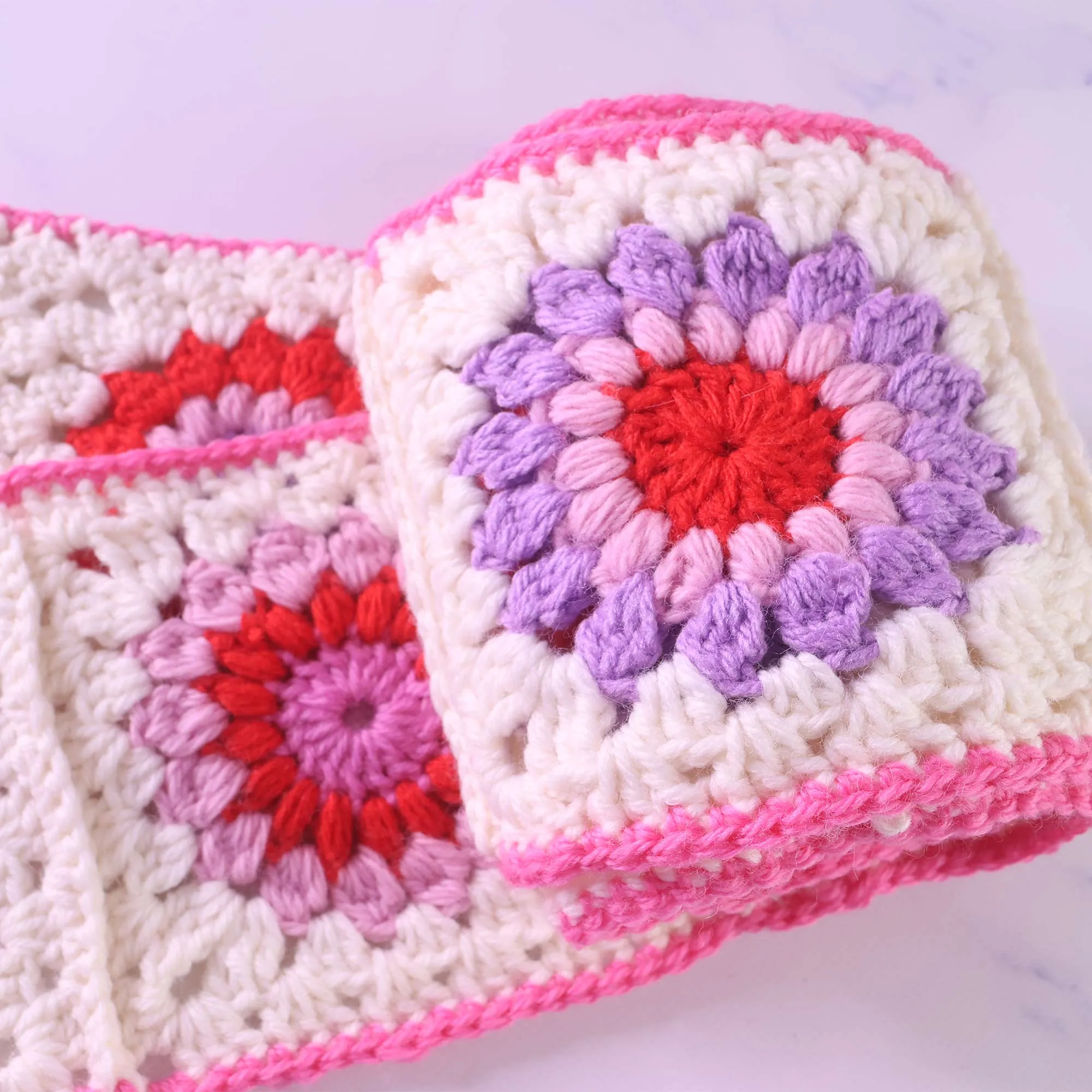 Sunny Scarf Crochet Pattern