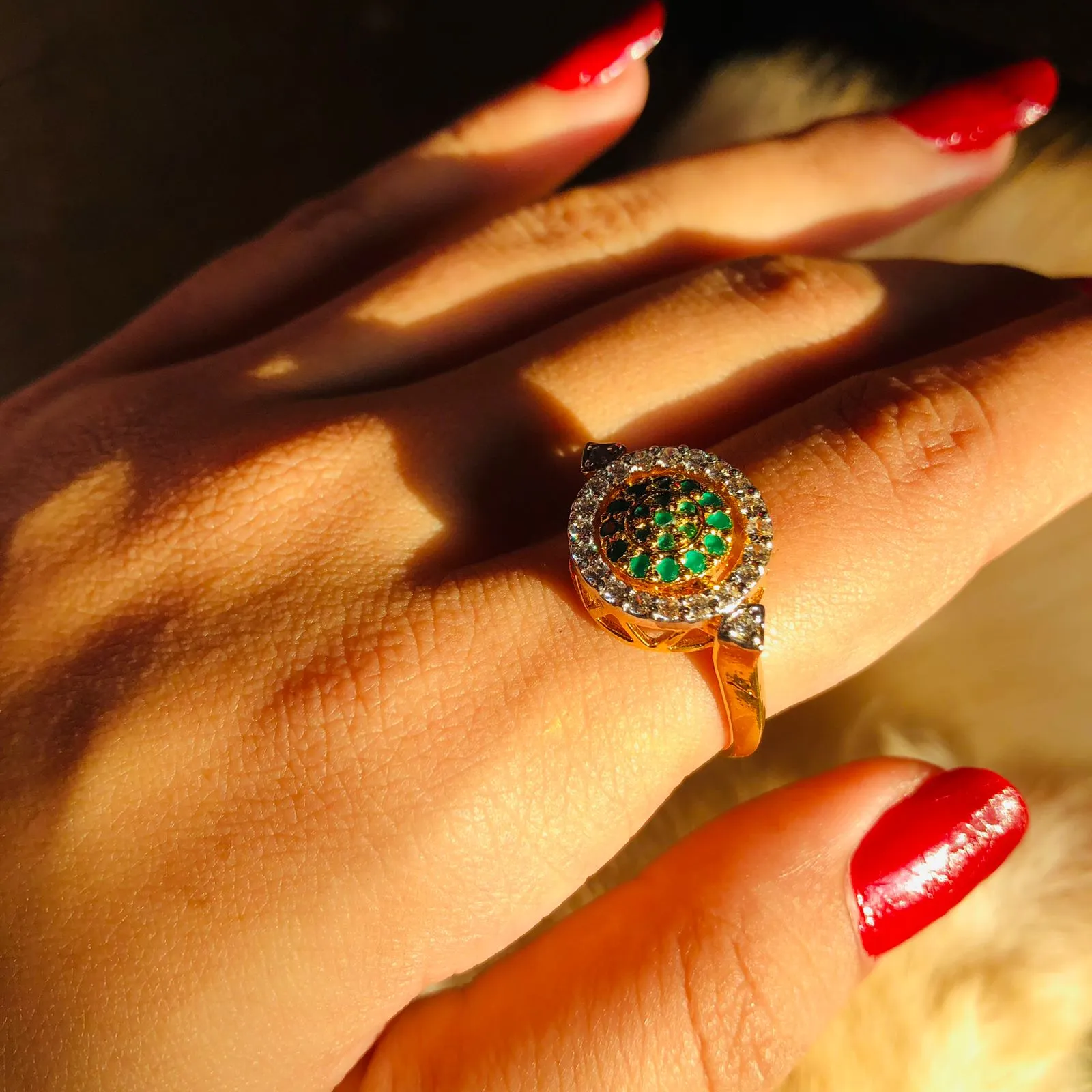 The Galaxy Ring (Gold Plated 925 Sterling Silver)