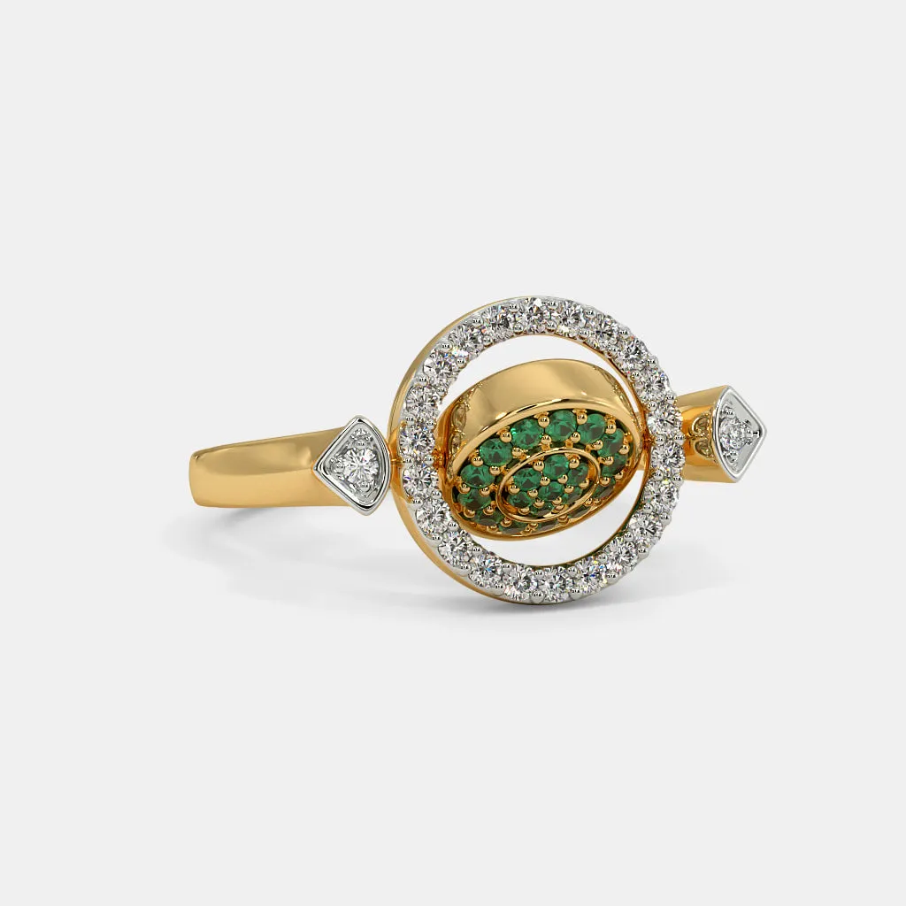 The Galaxy Ring (Gold Plated 925 Sterling Silver)