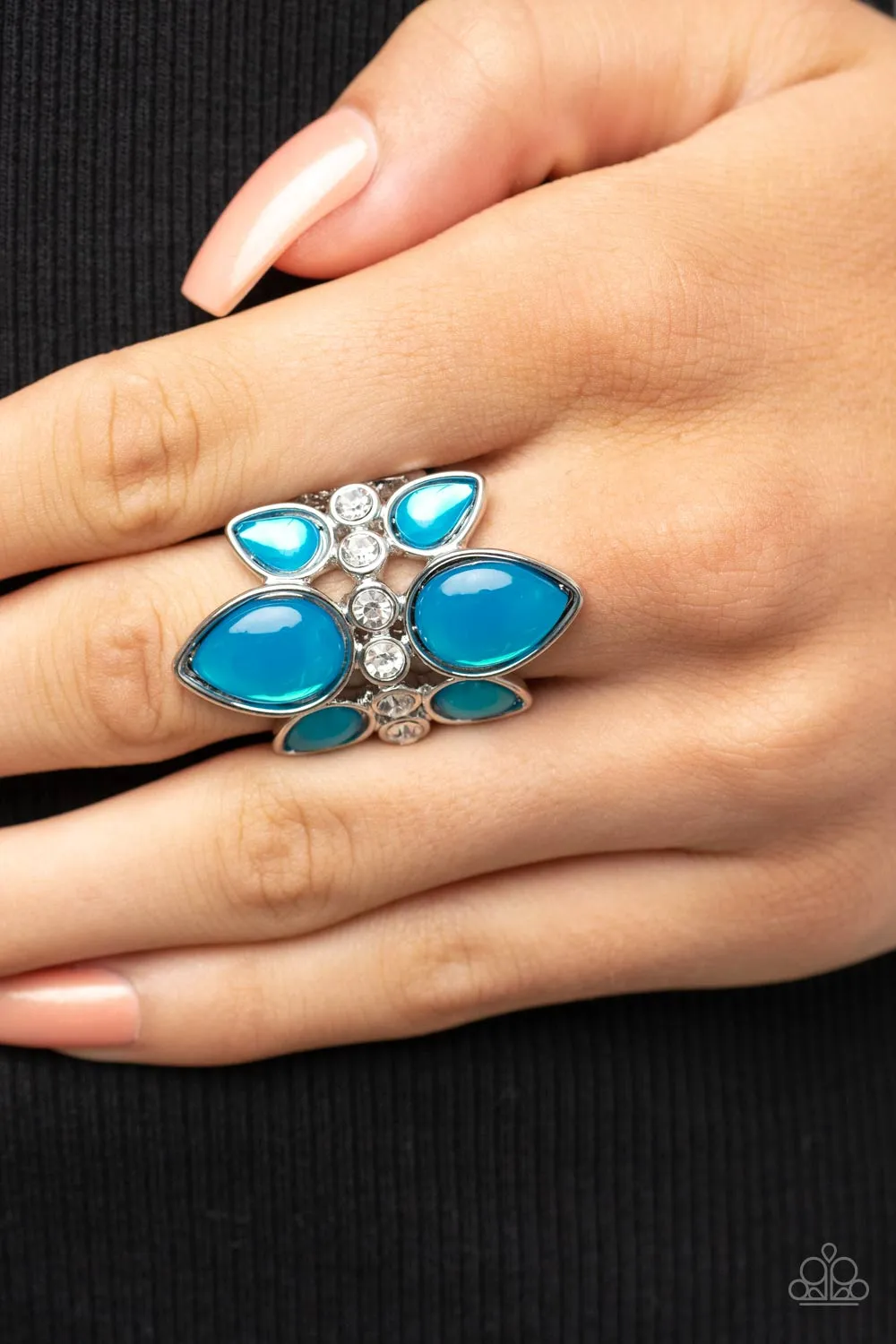 Trio Tinto - Blue Ring - Paparazzi Accessories