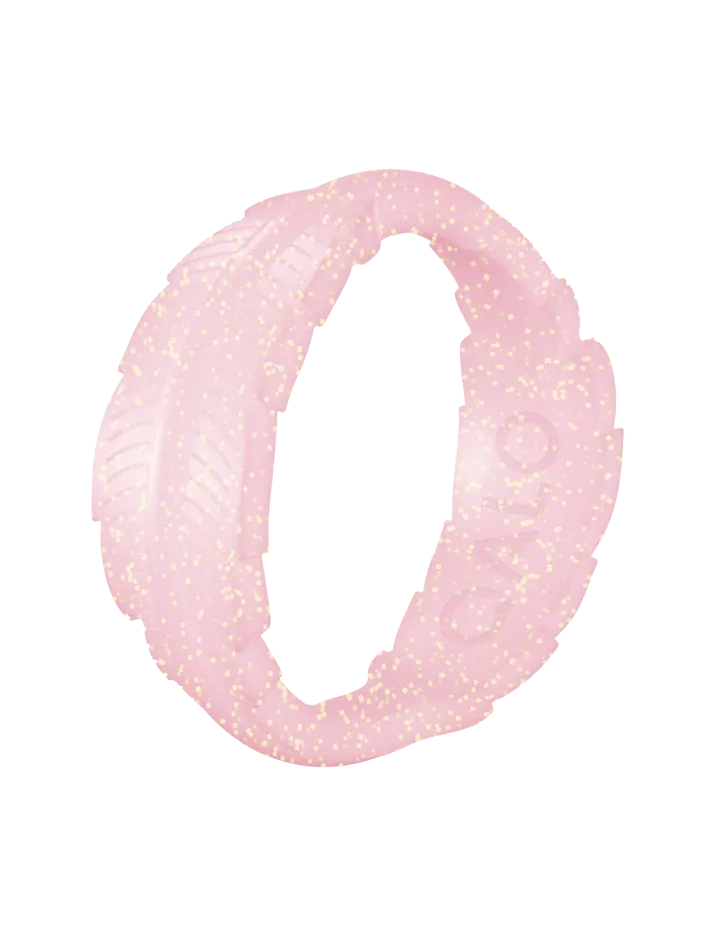 Women's Pink Pixie Dust Serene Silicone Ring